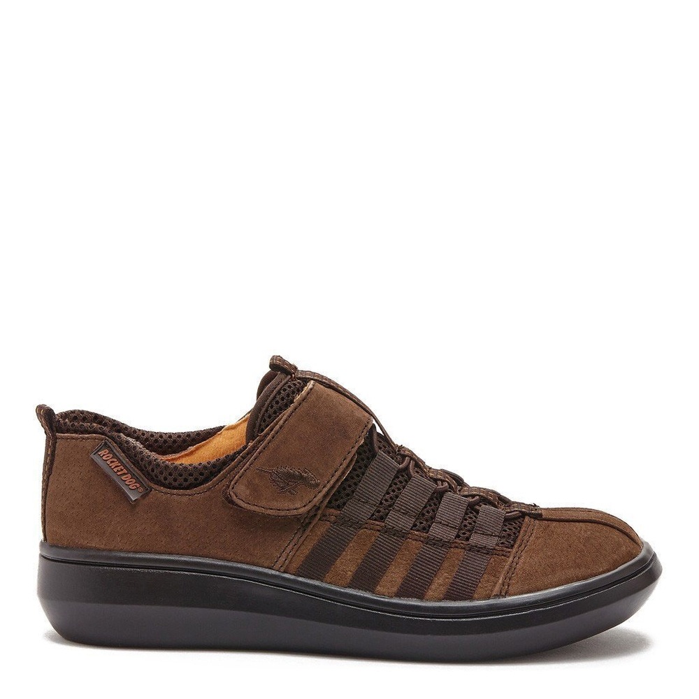 NWOT Women Rocket Dog Nubuck Dark Brown Sneakers.